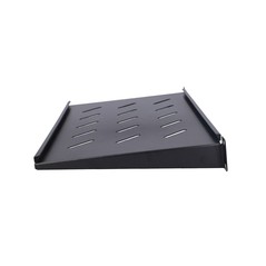 Extralink Black Rack Shelf - Durable & Stylish Storage Solution for Your Equipment (Model: 5902560368659)